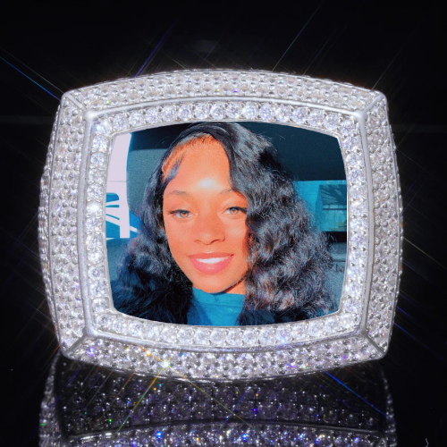 3D CUSTOM PICTURE ICED RING