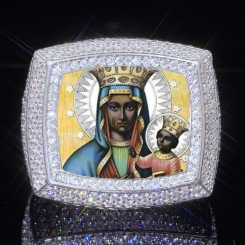 3D CUSTOM PICTURE ICED RING