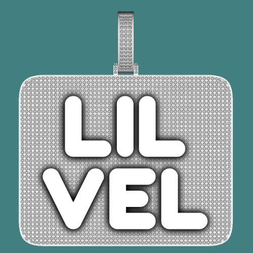 CUSTOM LETTER NECKLACE 3D BIG SQUARE