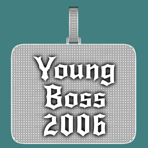 CUSTOM LETTER NECKLACE 3D BIG SQUARE