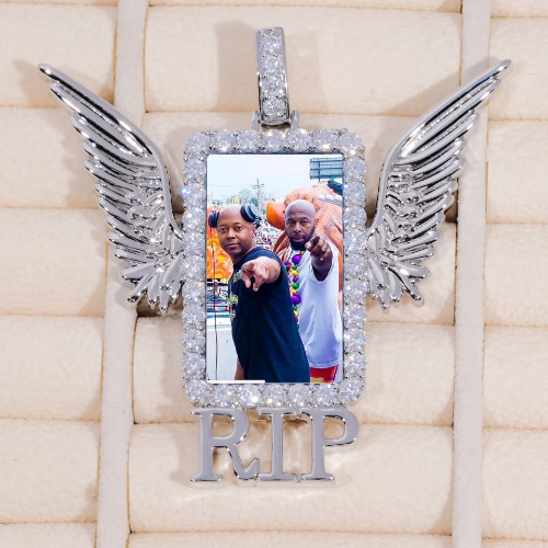 RIP WING 3D CUSTOM PICTURE PENDANT