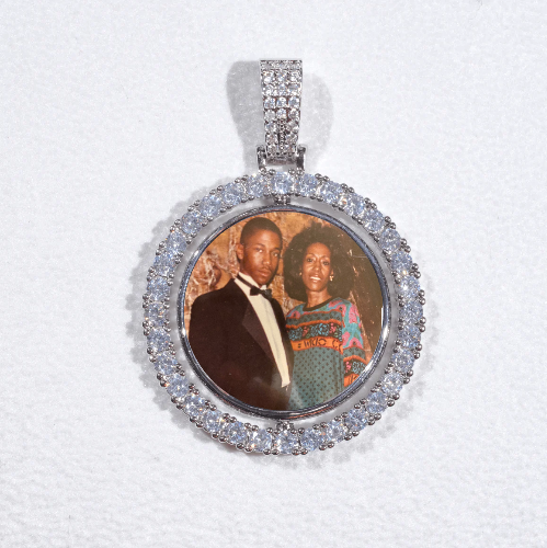 3D Spinning 2-Faced Custom Picture Pendant