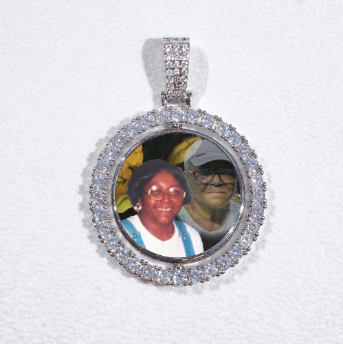 3D Spinning 2-Faced Custom Picture Pendant