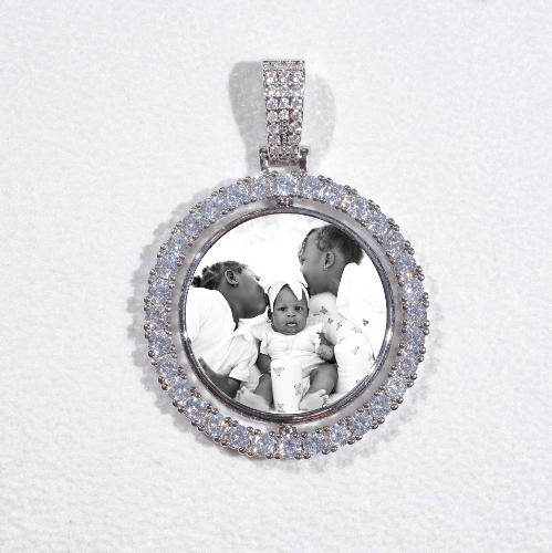 3D Spinning 2-Faced Custom Picture Pendant