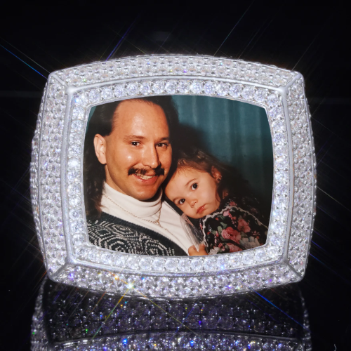 3D CUSTOM PICTURE ICED RING