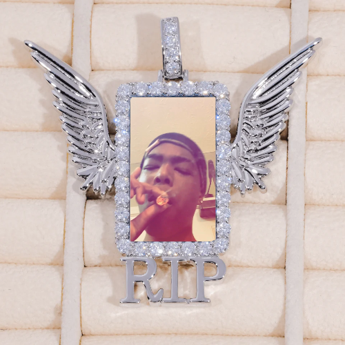 RIP WING 3D CUSTOM PICTURE PENDANT