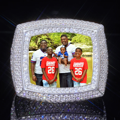 3D CUSTOM PICTURE ICED RING