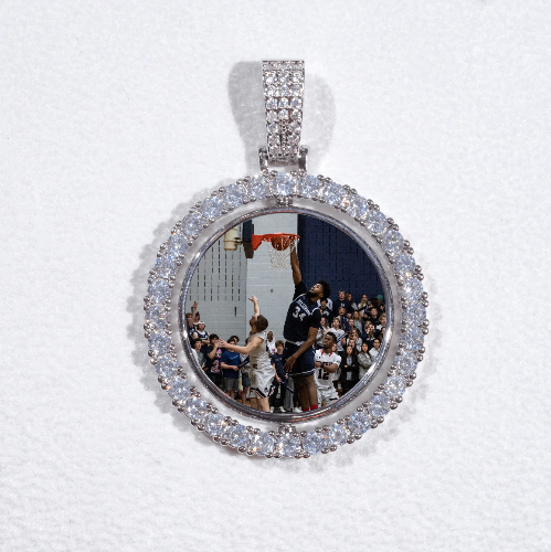 3D Spinning 2-Faced Custom Picture Pendant