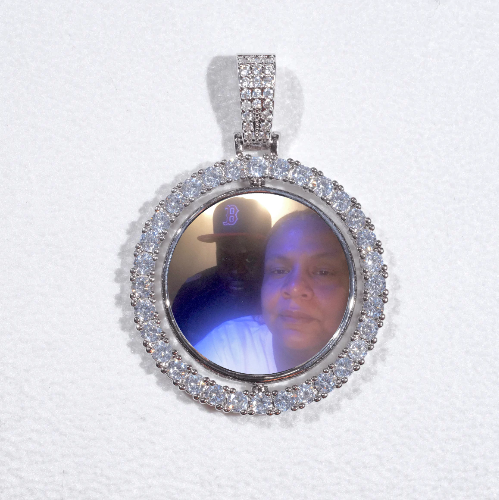 3D Spinning 2-Faced Custom Picture Pendant