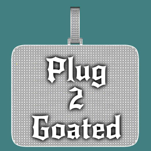 CUSTOM LETTER NECKLACE 3D BIG SQUARE
