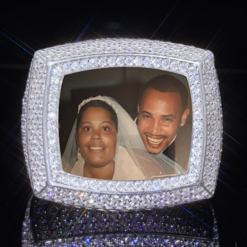 3D CUSTOM PICTURE ICED RING
