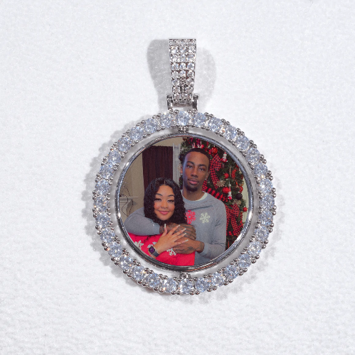 3D Spinning 2-Faced Custom Picture Pendant