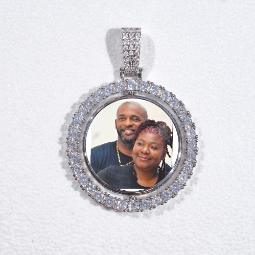 3D Spinning 2-Faced Custom Picture Pendant
