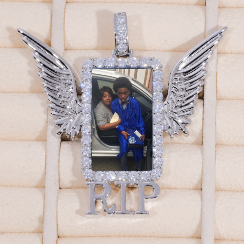 RIP WING 3D CUSTOM PICTURE PENDANT