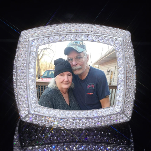 3D CUSTOM PICTURE ICED RING