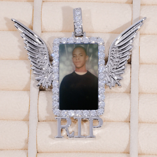 RIP WING 3D CUSTOM PICTURE PENDANT