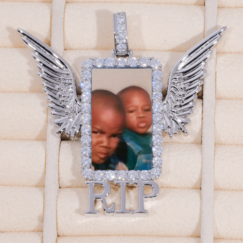 RIP WING 3D CUSTOM PICTURE PENDANT