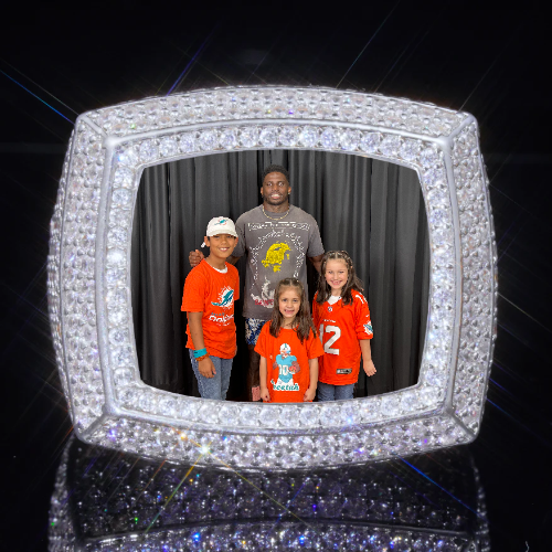 3D CUSTOM PICTURE ICED RING