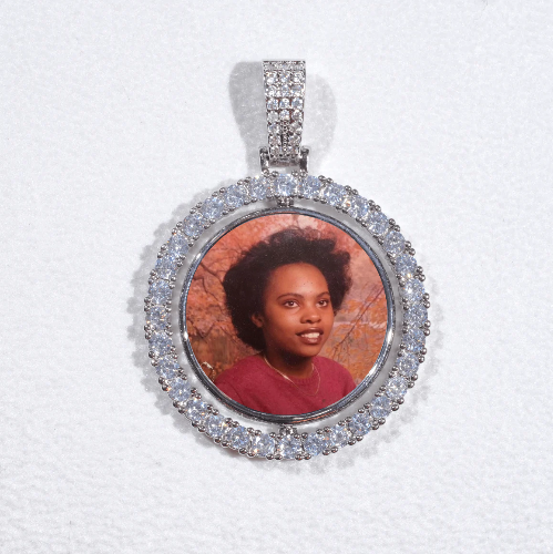 3D Spinning 2-Faced Custom Picture Pendant
