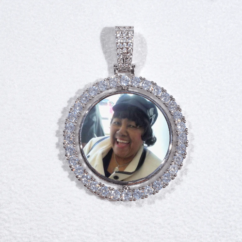 3D Spinning 2-Faced Custom Picture Pendant