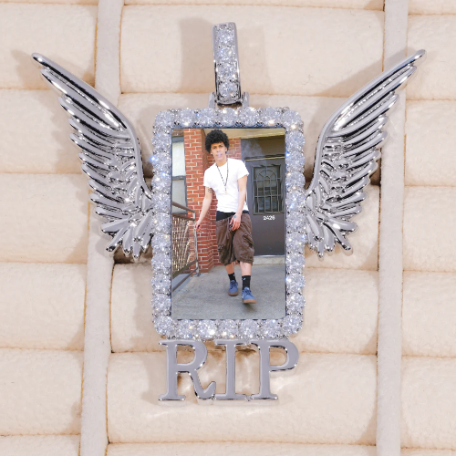 RIP WING 3D CUSTOM PICTURE PENDANT