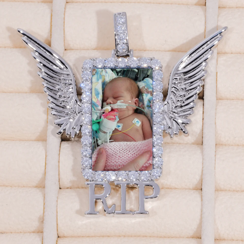RIP WING 3D CUSTOM PICTURE PENDANT