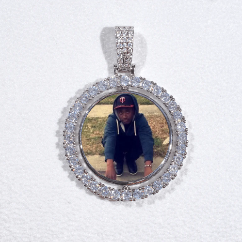 3D Spinning 2-Faced Custom Picture Pendant