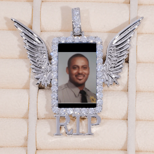 RIP WING 3D CUSTOM PICTURE PENDANT