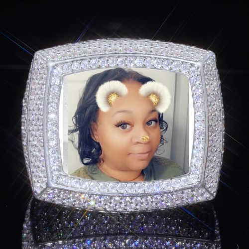 3D CUSTOM PICTURE ICED RING