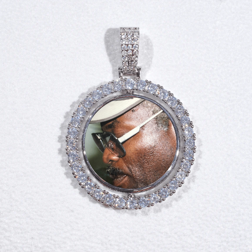 3D Spinning 2-Faced Custom Picture Pendant