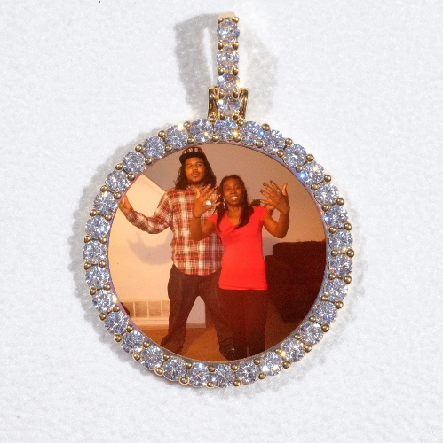 3D CIRCLE CUSTOM PICTURE PENDANT SMALL SIZE