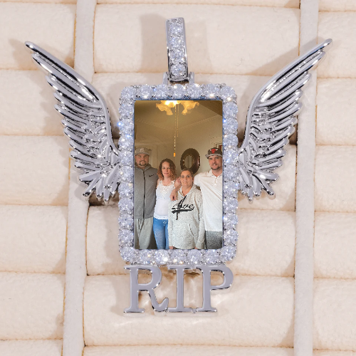 RIP WING 3D CUSTOM PICTURE PENDANT