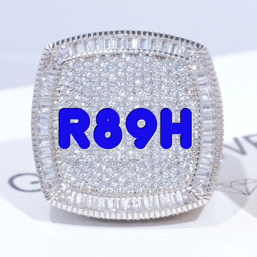 CUSTOM LETTER 3D ICED RING