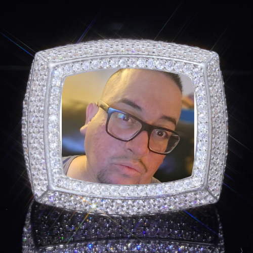 3D CUSTOM PICTURE ICED RING
