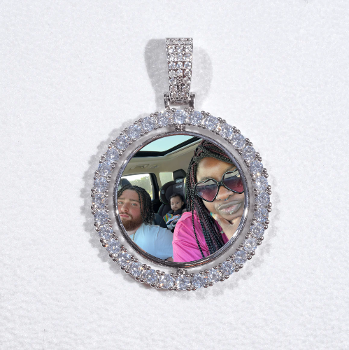 3D Spinning 2-Faced Custom Picture Pendant