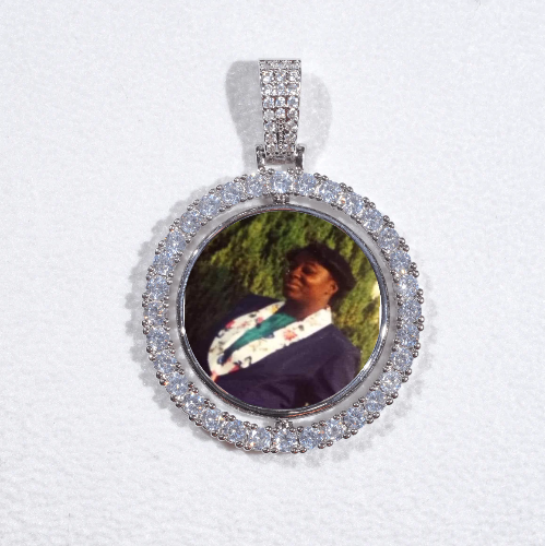 3D Spinning 2-Faced Custom Picture Pendant