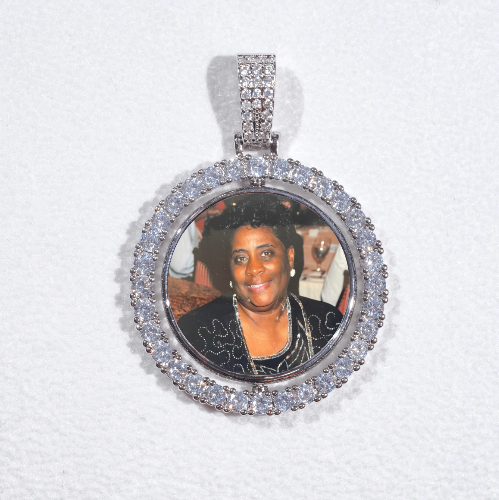 3D Spinning 2-Faced Custom Picture Pendant
