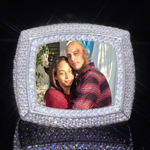 3D CUSTOM PICTURE ICED RING