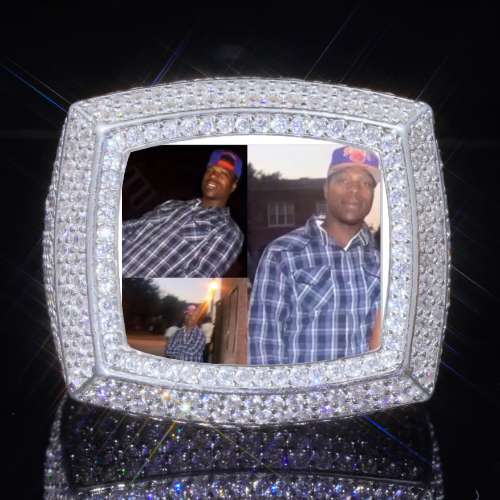 3D CUSTOM PICTURE ICED RING