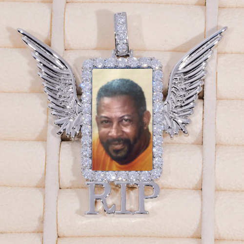 RIP WING 3D CUSTOM PICTURE PENDANT