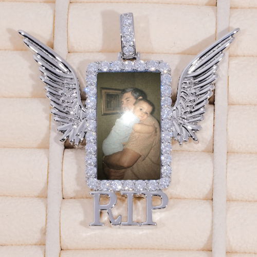 RIP WING 3D CUSTOM PICTURE PENDANT