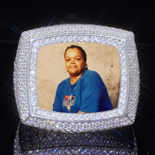 3D CUSTOM PICTURE ICED RING