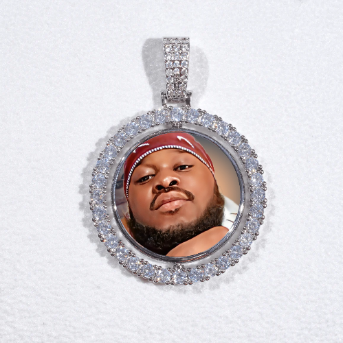 3D Spinning 2-Faced Custom Picture Pendant