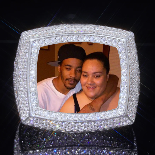 3D CUSTOM PICTURE ICED RING