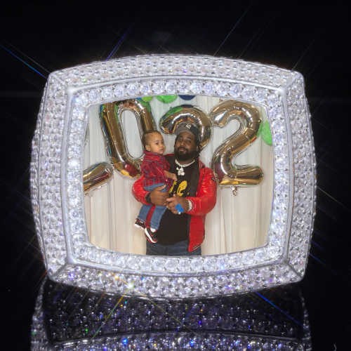 3D CUSTOM PICTURE ICED RING