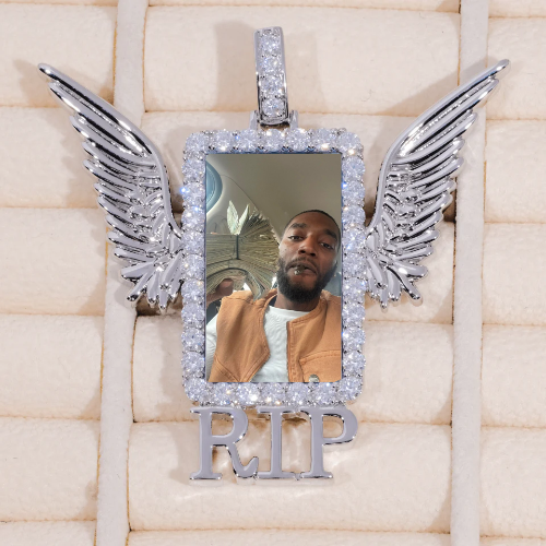 RIP WING 3D CUSTOM PICTURE PENDANT