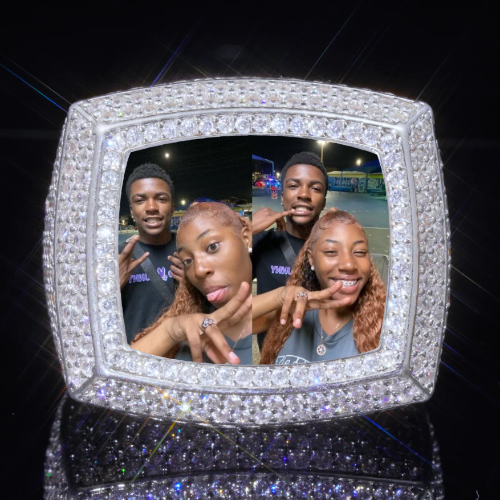 3D CUSTOM PICTURE ICED RING