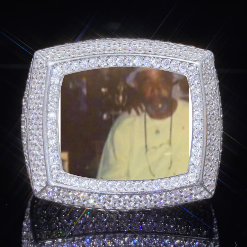 3D CUSTOM PICTURE ICED RING