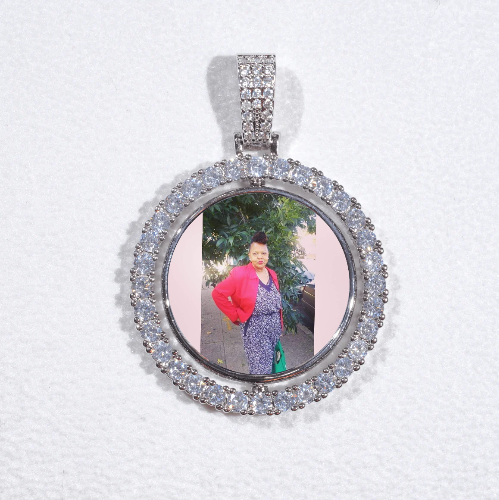 3D Spinning 2-Faced Custom Picture Pendant