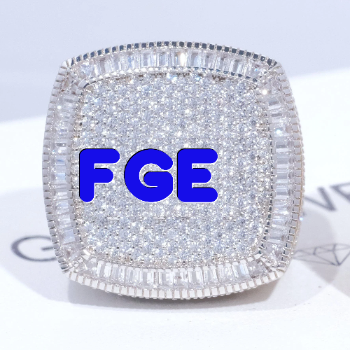 CUSTOM LETTER 3D ICED RING